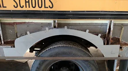 BB271R Wheel Well Repair Behind Side Panel - Blue Bird replacement part #BB271R