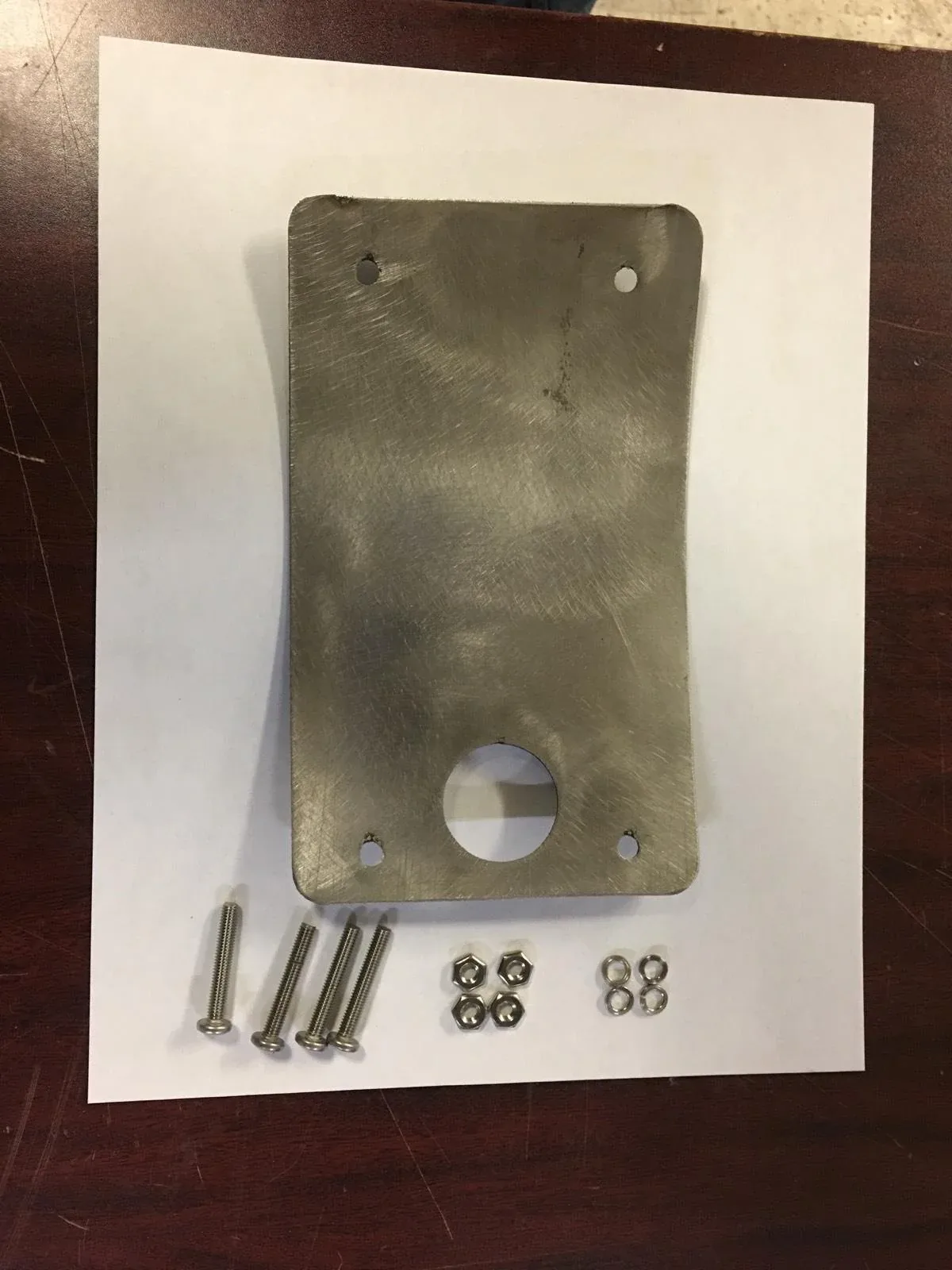 IN100SS International Stainless Steel Mirror Mounting Bracket. - International/Amtran replacement part #IN100SS