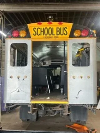 IN309FL Exterior Full left rear tag panel. - International/Amtran replacement part #IN309FL