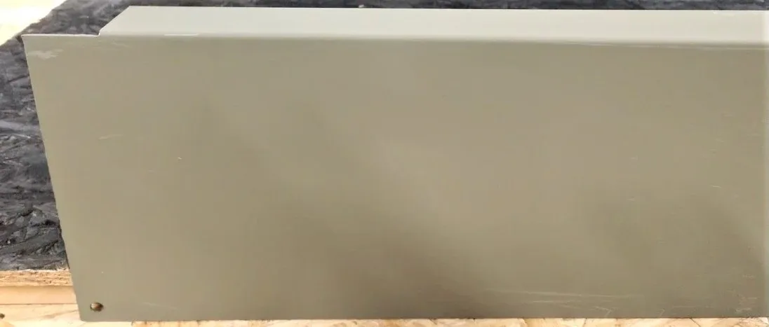 T313 Panel between roof cap and Rear Emergency Door - Thomas replacement part #T313