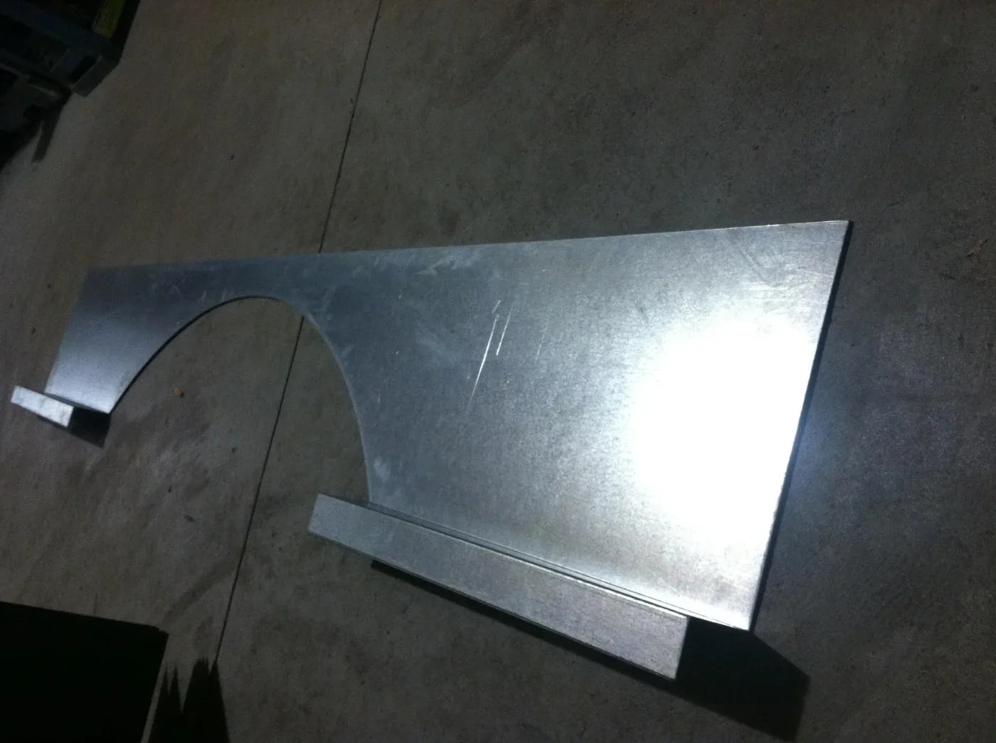 TWW54 Wheel Well Outer Repair Panel. - Thomas replacement part #TWW54