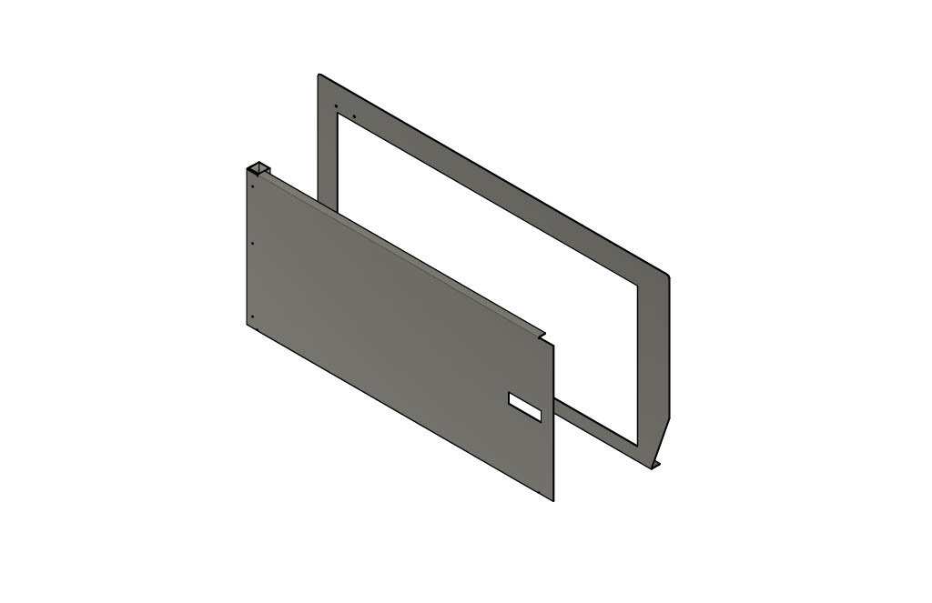 IN216B BATTERY BOX DOOR & FRAME HINGE 2013+