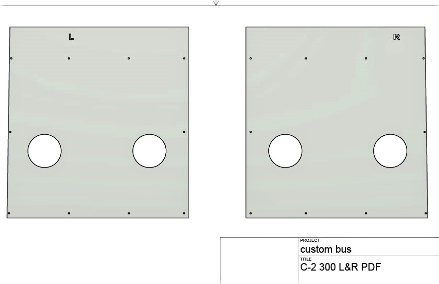 C2-300L  C2 Body. Left rear lower tag panel.