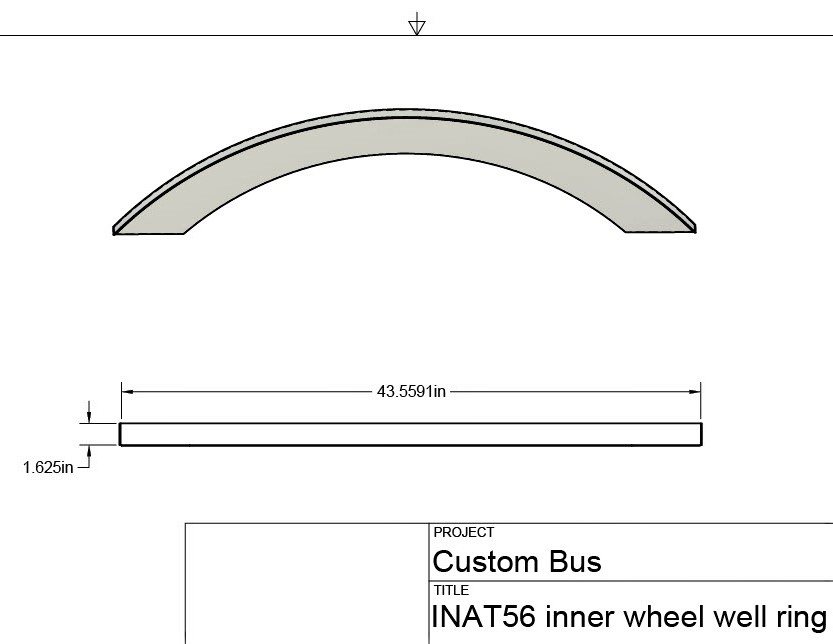 INAT56 Wheel Well Inner Panel Ring